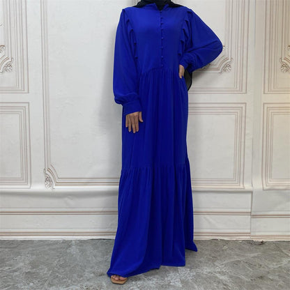 Buy NOW this Modest Dress - Chiffon, loose fit, button up or other Modest Dresses from Rawdah Al-Jennah