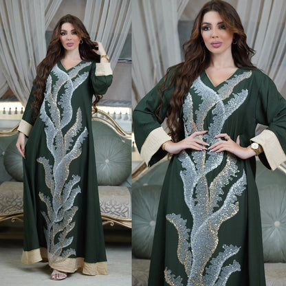 Buy NOW this Women's Jalabiya / Robe Sequin Embroider Fashion or other Jalabiya for Women from Rawdah Al-Jennah