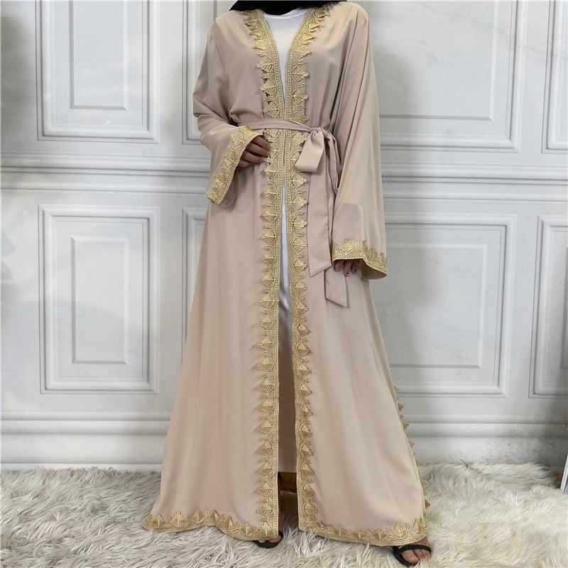 Buy NOW this Abaya - Casual, Elegant, Embroidered Lace Edges or other Abaya from Rawdah Al-Jennah