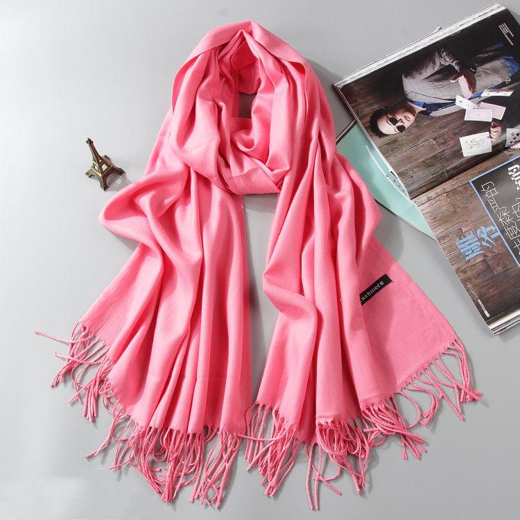 Hijab / Scarf - Fashion Cashmere Dual-use Hijab / Shawl Warm Scarf - Rawdah Al-Jennah