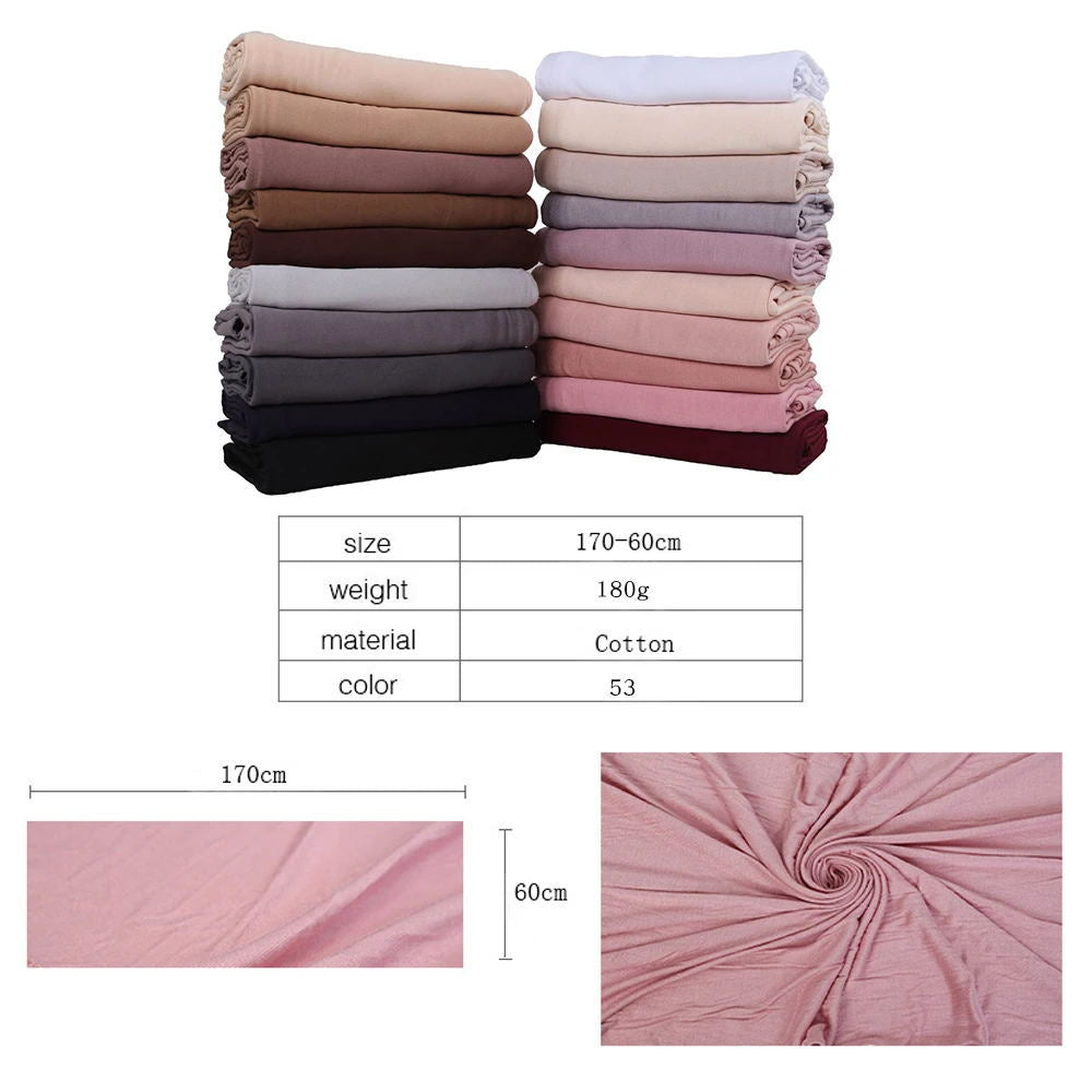 Buy NOW this Hijab - Mercerized Cotton Jersey Cotton Hijabs or other Hijab from Rawdah Al-Jennah