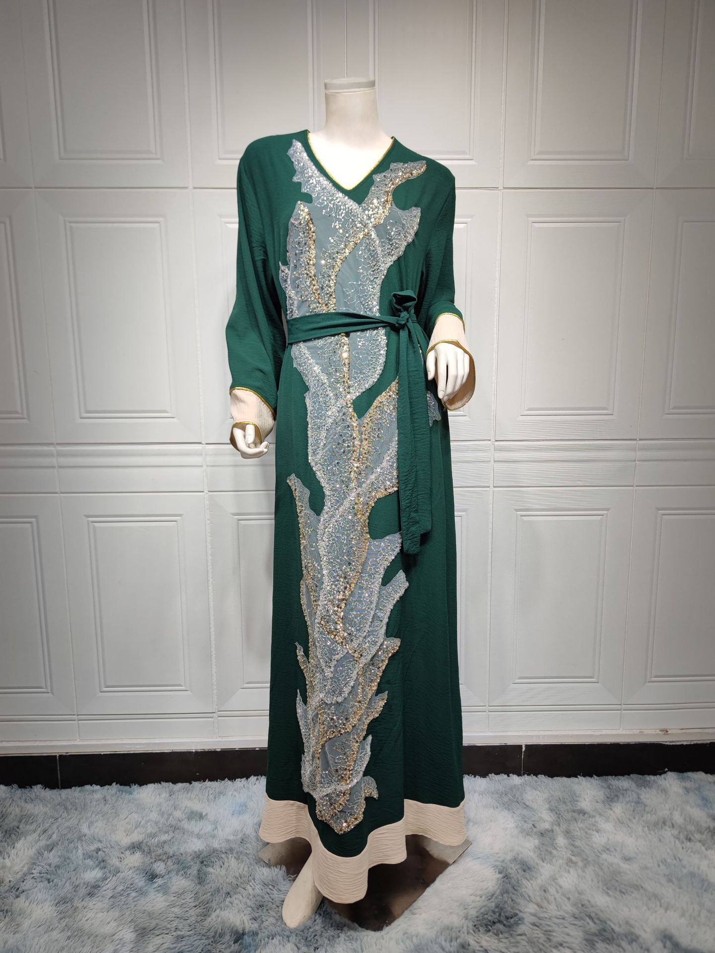 Buy NOW this Women's Jalabiya / Robe Sequin Embroider Fashion or other Jalabiya for Women from Rawdah Al-Jennah