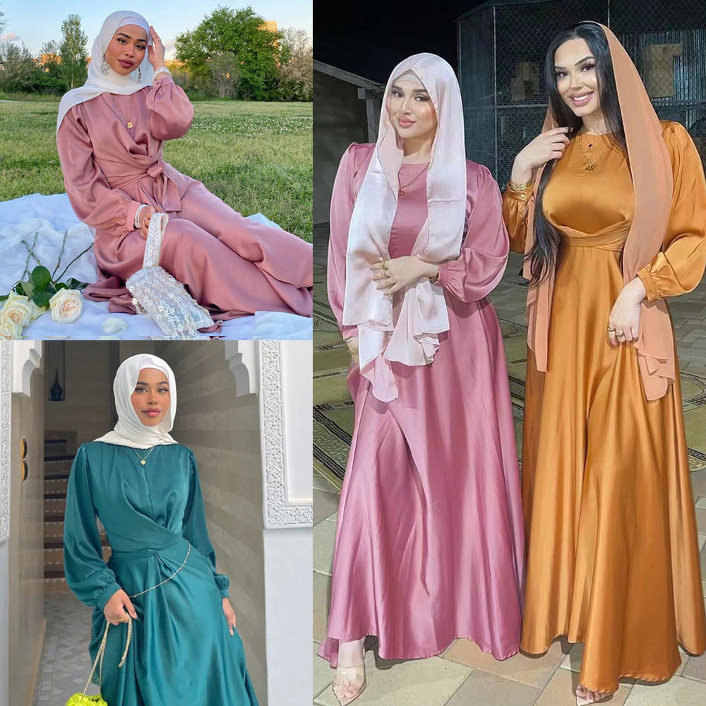 Buy NOW this Modest Dress- Colorful Full Length Dress With Robe or other Modest Dresses from Rawdah Al-Jennah