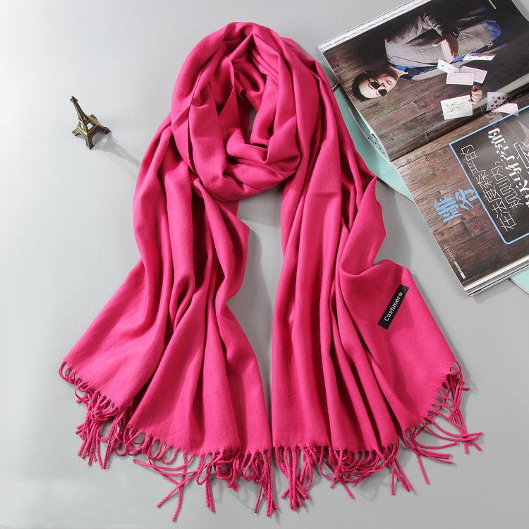 Hijab / Scarf - Fashion Cashmere Dual-use Hijab / Shawl Warm Scarf - Rawdah Al-Jennah