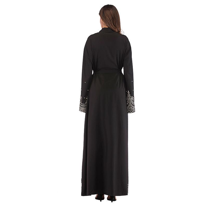 Buy NOW this New Style Abaya - Embroidered & Beaded Design or other Abaya from Rawdah Al-Jennah