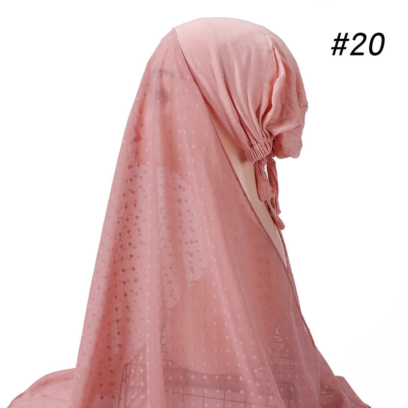 Buy NOW this Hijab - New Vibrant Colored Hijabs w/ Adjustable Cap or other Hijab / Cap Style from Rawdah Al-Jennah